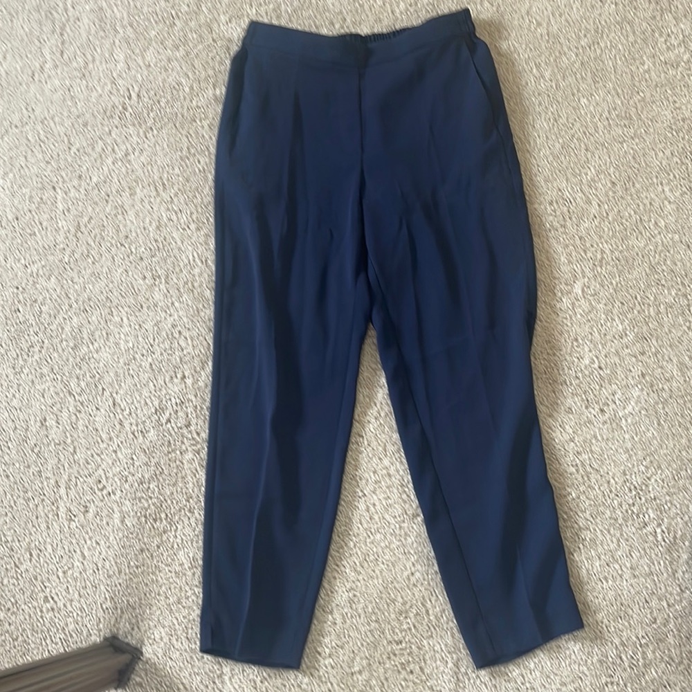Stretchy waist navy J. Crew Factory pants